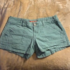 Pastel green union bay shorts